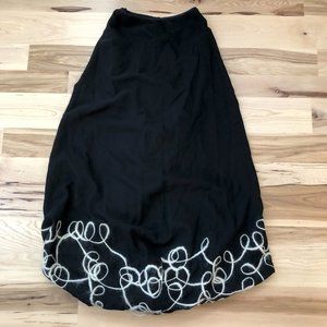 Peter O. Mahler Unique Black Long Bubble Skirt Size S